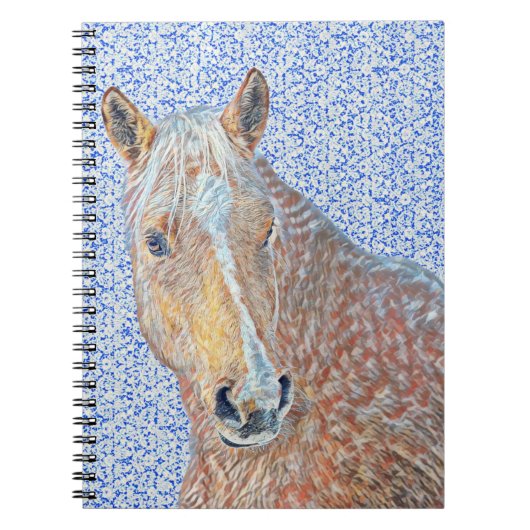 Palomino Horse Blue Journal Notitieboek (Voorkant)