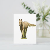 Palomino Horse Briefkaart (Staand voorkant)
