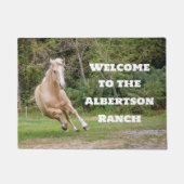 Palomino Horse Deurmat (Voorkant)