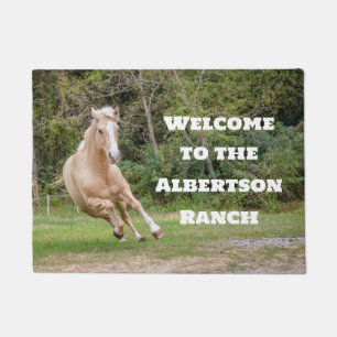 Palomino Horse Deurmat
