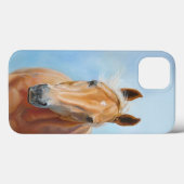 Palomino Horse Equestrian Lover iPhone/iPad case (Achterkant (horizontaal))