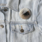 Palomino Horse Eye Ronde Button 5,7 Cm (In situ)