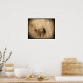 Palomino Horse Face Side Grunge Poster (Keuken)