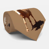 Palomino Horse Greeting Stropdas (Opgerold)