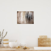 Palomino Horse Grunge Poster (Keuken)