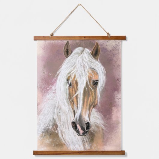 Palomino Horse Hanging Tapestry Hangend Wandkleed (Voorkant)