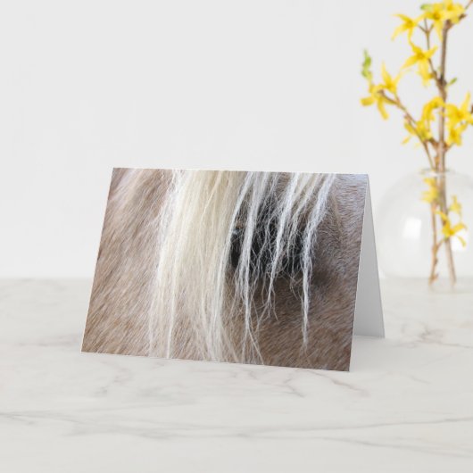 Palomino Horse Kaart (Gele Bloem)