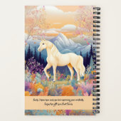 Palomino Horse Mountain Girls Creatieve Journaling Notitieboek (Achterkant)