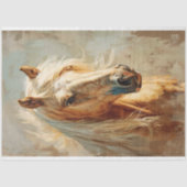 Palomino Horse Portrait Decoupage Tissuepapier (Voorkant)