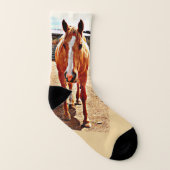 Palomino Horse Socks Sokken (Rechts - buiten)