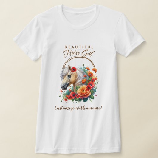 Palomino Horse T-shirt (Laagn)