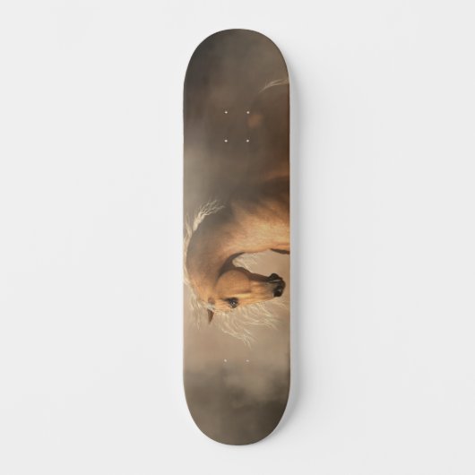 Palomino in de nevels persoonlijk skateboard (Voorkant)