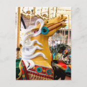 Palomino Looff Carousel Horse Briefkaart (Voorkant)