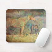 Palomino Mare en Foal Muismat (Met muis)