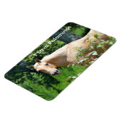 Palomino Paard Flexibele magneet (Linkerzijde)