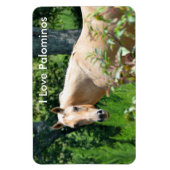 Palomino Paard Flexibele magneet (Verticaal)
