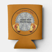 Palomino paard gepersonaliseerde foto blikjeskoeler (Achterkant)