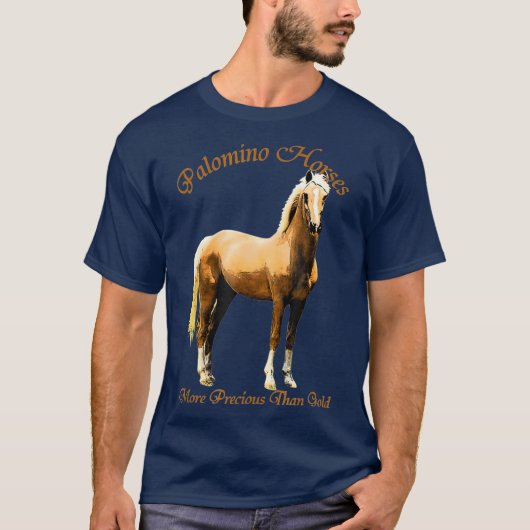 Palomino-paard is duurder dan goud t-shirt (Voorkant)