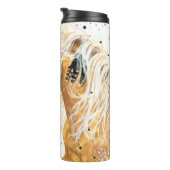 Palomino-paard van Bihrle Thermosbeker (Geroteerd rechts)