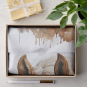 Palomino Paard Waterverf Decoupage Tissuepapier (Geschenk)