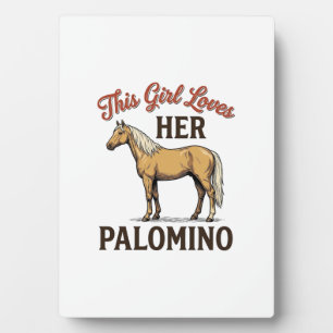 Palomino Paardenliefhebber Vintage Gravure T-Shirt Fotoplaat