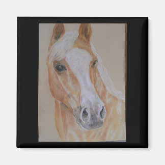 Palomino paardenmagneet magneet