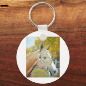 Palomino, Paardenpastel Sleutelhanger (Voorkant)