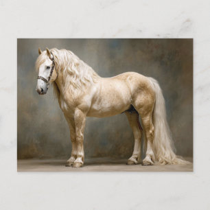 Palomino Paardenportret Briefkaart