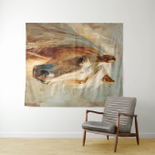 Palomino Paardenportret Wandkleed (In Situ (horizontaal))