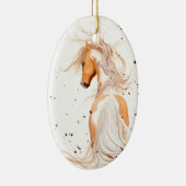 Palomino Paint Horse Ornament by Bihrle (Rechts)