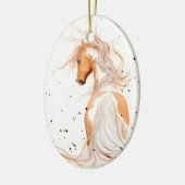 Palomino Paint Horse Ornament by Bihrle (Links)