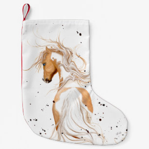 Palomino Paint Pony van Bihrle Kerststaart Kleine Kerstsok