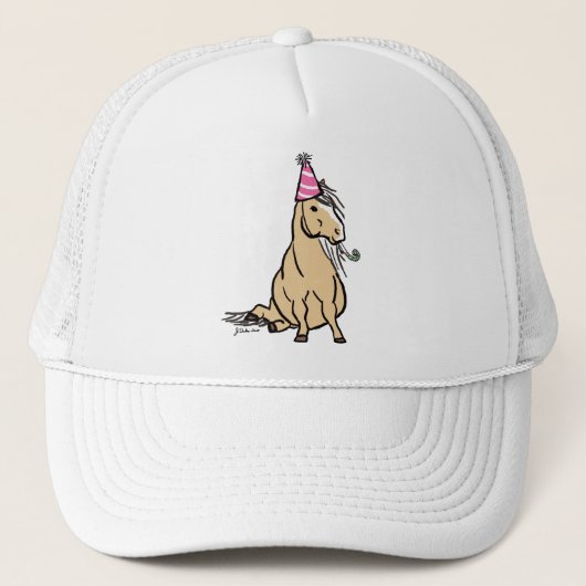 Palomino Party Pony Trucker Pet (Voorkant)