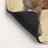 Palomino Percheron Paardenliefhebbers Art Mousepad Muismat (Hoek)