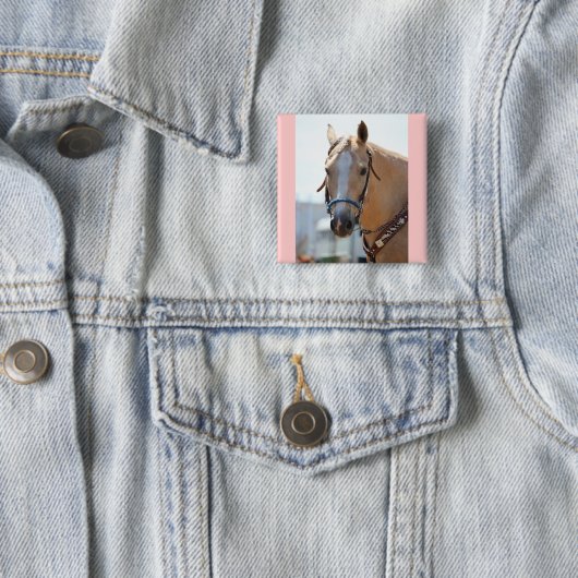 Palomino Pic Vierkante Button 5,1 Cm (In situ)