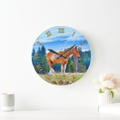 Palomino Pinto in veld- en bosscène Grote Klok (Huis)