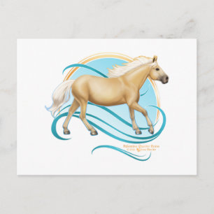 Palomino Quarter Horse Briefkaart