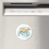 Palomino Quarter Horse Magneet (Insitu (Vaatwasser))