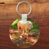 Palomino Quarter Horse Sleutelhanger (Voorkant)