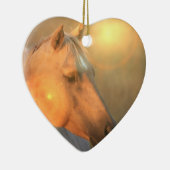 Palomino Sunset Horse Ornament (Rechts)