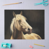 Palomino Wild Horse Painting Tissuepapier (Craft)