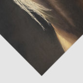 Palomino Wild Horse Painting Tissuepapier (Detail)