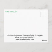 PALOS VERDES. CA #8 BRIEFKAART (Achterkant)