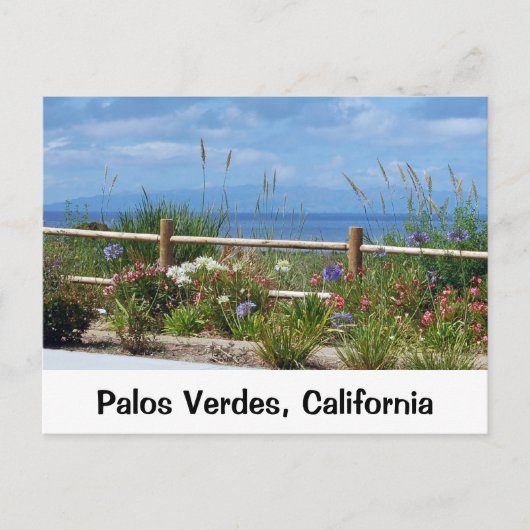 Palos Verdes en Catalina Briefkaart (Voorkant)
