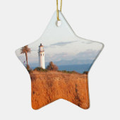 Palos Verdes vuurtoren Keramisch Ornament (Links)