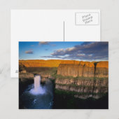 Palouse Falls in Washington Briefkaart (Voorkant / Achterkant)