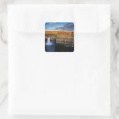 Palouse Falls in Washington Vierkante Sticker (Tas)