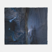 Palouse Falls Park & Melkweg | Staat Washington Fleece Deken (Voorkant (Horizontaal))