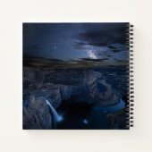 Palouse Falls Park & Melkweg | Staat Washington Notitieboek (Achterkant)