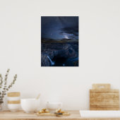Palouse Falls Park & Melkweg | Staat Washington Poster (Keuken)